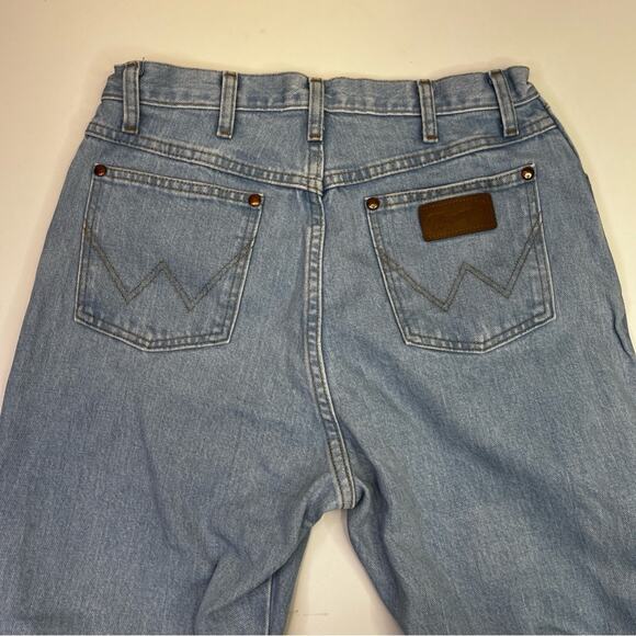 Wrangler Slim Fit Cowboy Cut Denim jeans light wash - 13 x 34 - Picture 9 of 11